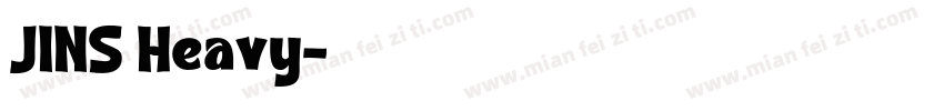 JINS Heavy字体转换